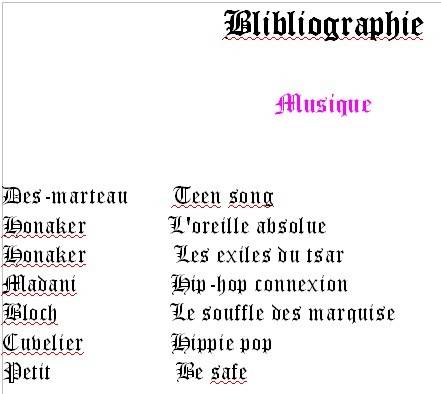 Musique